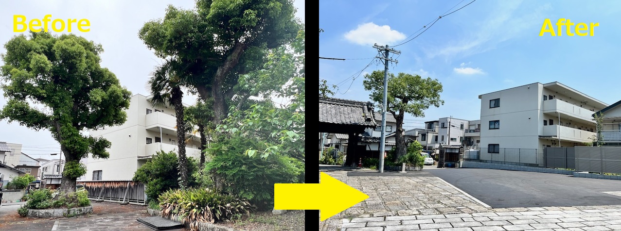 【 西　区 】　寺院駐車場改修工事