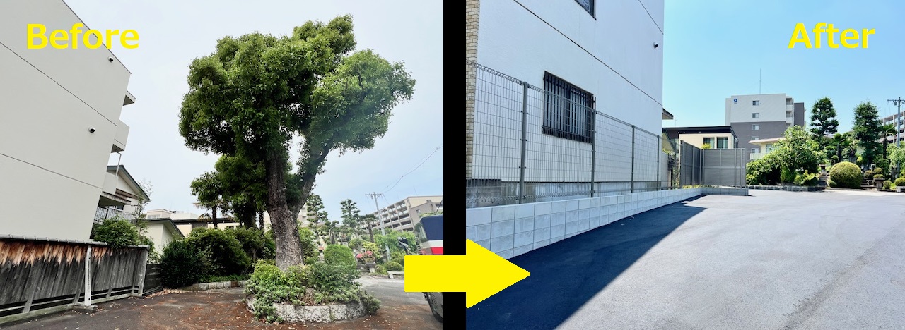 【 西　区 】　寺院駐車場改修工事