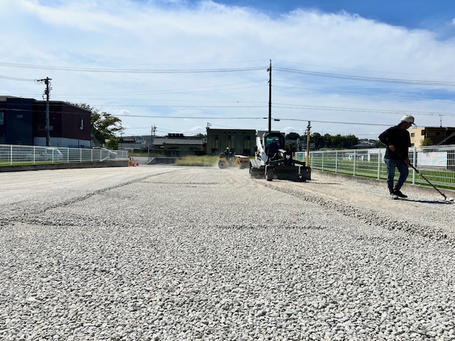 【 瀬戸市 】　弊社管理地（貸地）の駐車場開設工事